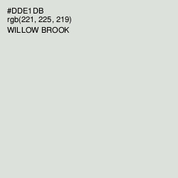 #DDE1DB - Willow Brook Color Image